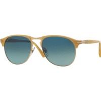 persol po8649s 1046s3 light hornblue gradient polarized