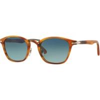 persol po3110s 960s3 striped brownpolarized blue faded