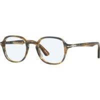 persol po3142v 1049 brown striped grey