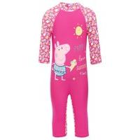 peppa pig girls character pink half sleeve high neck floral print slog ...