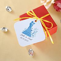 personalized favor tags bride and groom set of 36