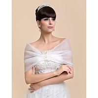 Personalized Nice Sleeveless Organza Evening/Wedding Shawl(More Colors)