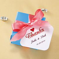 personalized favor tags thanks set of 36