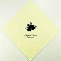 personalized wedding napkins bellsmore colors set of 100