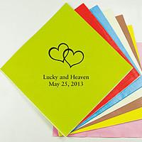 Personalized Napkins - Set of 100 (More Colors)