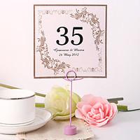 Pearl Paper Table Number Cards 10 Poly Bag