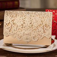 Personalized Top Fold Wedding Invitations Invitation Cards-50 Piece/Set Classic Style Pearl Paper