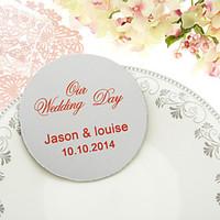 Personalized Classic Wedding Coasters-Set of 4(More Colors)
