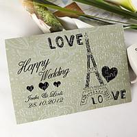 Personalized Jigsaw Puzzle - Love Eiffel Tower