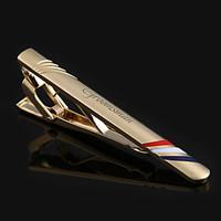 Personalized Gold Tie Bar For Men\'s Gifts Tie clips Mens Business Pin Clasp Tie Wedding Gifts For Guests Shirt Clip Custom