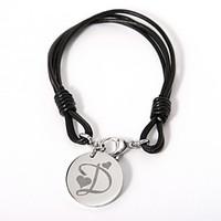 Personalized Bracelet With Circle Charm