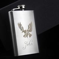Personalized Stainless Steel Hip Flasks 5-oz Eagle Flask
