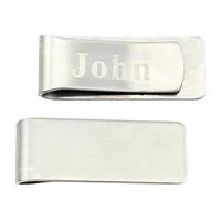 Personalized Stainless Steel Money Clip