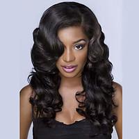 Peruvian Human Hair 10-30Inch Body Wave Natural Color Lace Front Wig, In Stock
