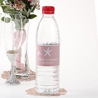 Personalized Water Bottle Sticker - Starfish (Pink/Set of 15)