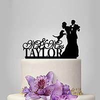 Personalized Acrylic Dancing With You Wedding Cake Topper