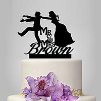 Personalized Acrylic You Are Mine Wedding Cake Topper