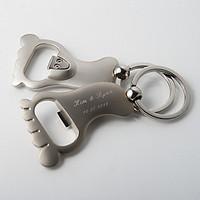 Personalized Key Ring/Bottle Opener  Cute Feet (Set of 4)