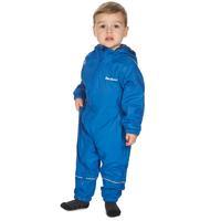 peter storm infants fleece lined waterproof suit blue