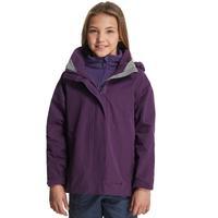 peter storm girls beat the storm 3 in 1 jacket purple