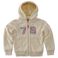 Peter Storm Girl\'s Borg Lined Zip Fleece, Cream