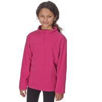 peter storm girls half zip fleece pink