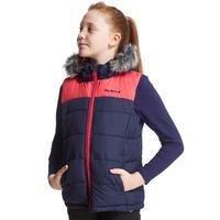 peter storm girls willow gilet navy