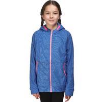 peter storm girls microstripe hoody blue blue