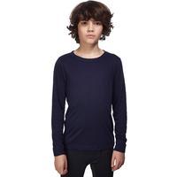 peter storm kids long sleeve thermal crew baselayer top blue blue