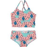 peacock print tankini blue quality kids boys girls