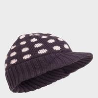 peter storm girls tessa peaked beanie grey