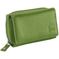 personalised ladies leather coin tray purse green leather