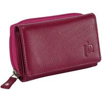 personalised ladies leather coin tray purse fuchsia leather