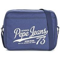 Pepe jeans GRAVES men\'s Messenger bag in blue