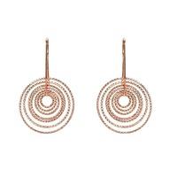 penny levi radiance rose hoop earrings