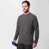 peter storm mens ullswater crew neck fleece grey grey