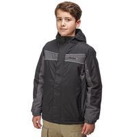 peter storm boys insulated waterproof jacket black black