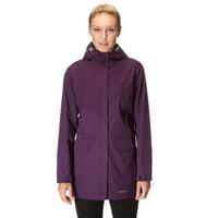 peter storm womens cyclone waterproof jacket purple purple