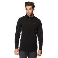 peter storm mens half zip panel fleece black black