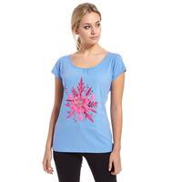 peter storm womens flower t shirt blue blue