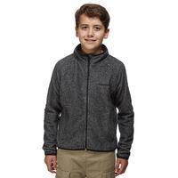 peter storm boys walker full zip fleece black black