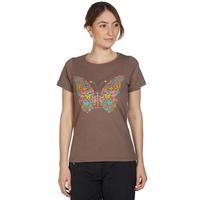 peter storm womens butterfly t shirt brown brown