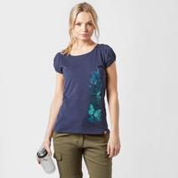 peter storm womens butterfly t shirt navy navy