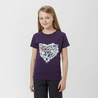 peter storm girls daisy chain t shirt purple purple