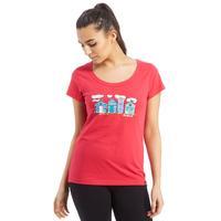 peter storm womens beach hut t shirt red red