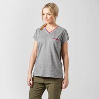 peter storm womens slub pocket t shirt grey grey