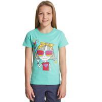 peter storm girls character t shirt green green