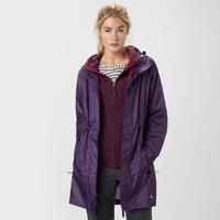 peter storm womens parka in a pack purple purple