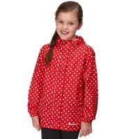 Peter Storm Girls\' Pattern Packable Jacket - Red, Red