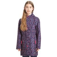 peter storm girls waterproof patterned jacket